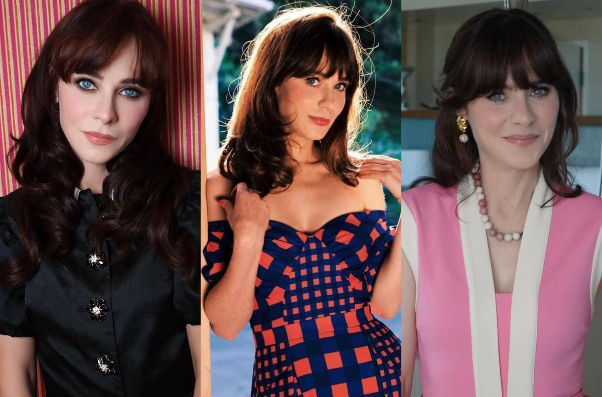 Gaya makeup Zooey Deschanel (instagram.com/zooeydeschanel)