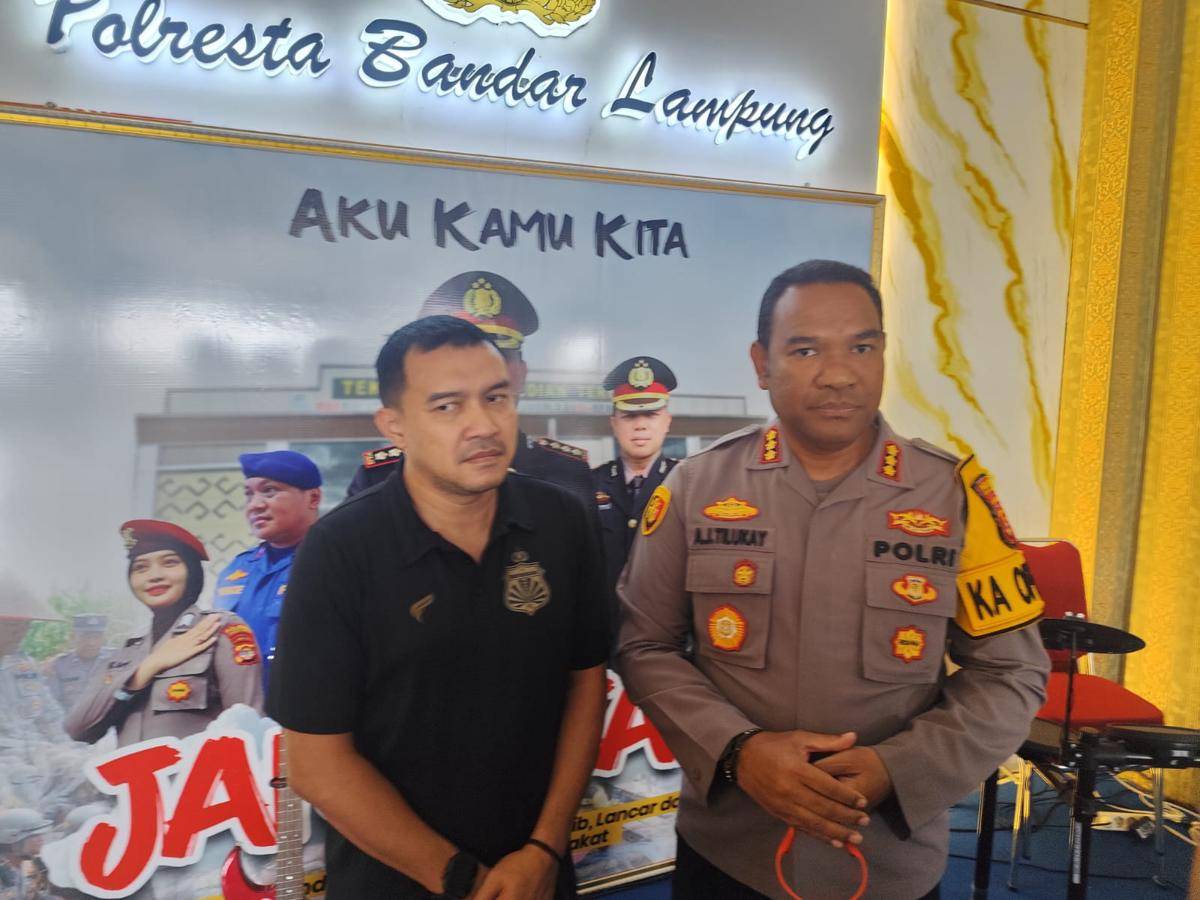 Kapolres Bandar Lampung Kombes Pol Alfret Jacob Tilukay. (IDN Times/Muhaimin)