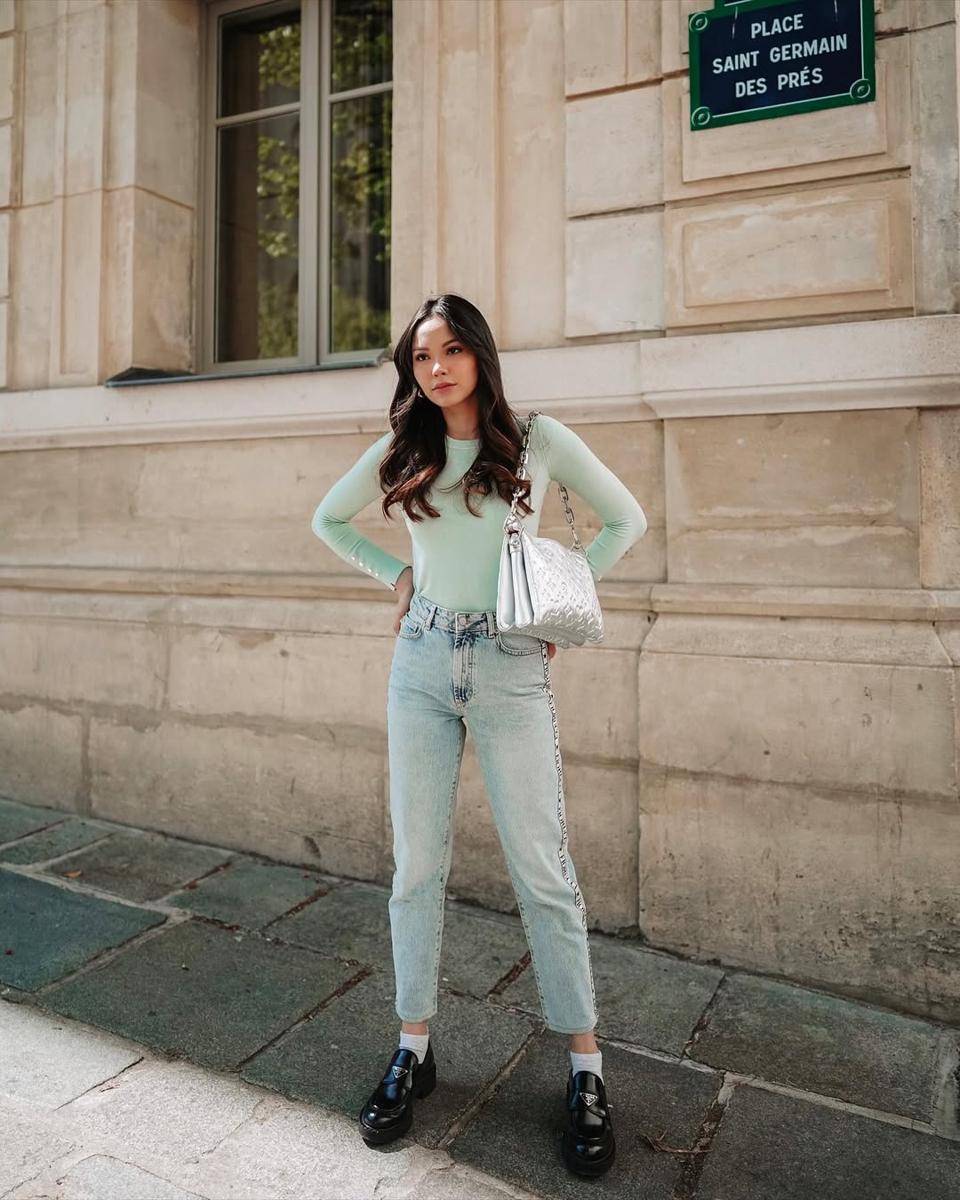 ide outfit ngampus ala Alyssa Daguise (instagram.com/alyssadaguise)