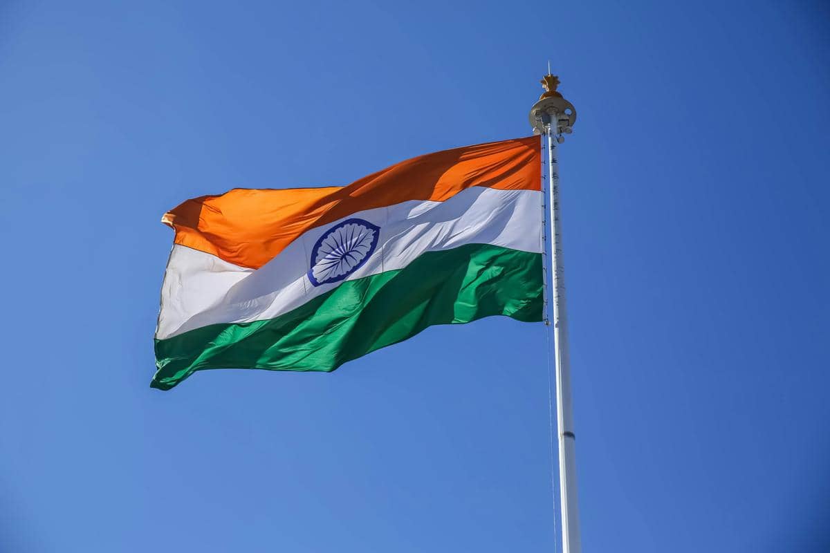 potret bendera India yang sedang berkibar (pexels.com/Beauty Of Pixels)