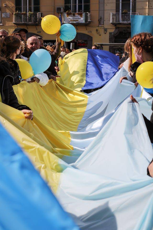 Bendera Ukraina (pexels.com/Nati)