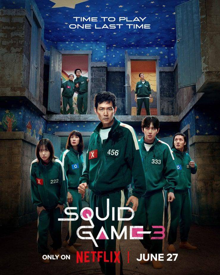 Poster drama Squid Game 3 (dok.Netflix/Squid Game 3)