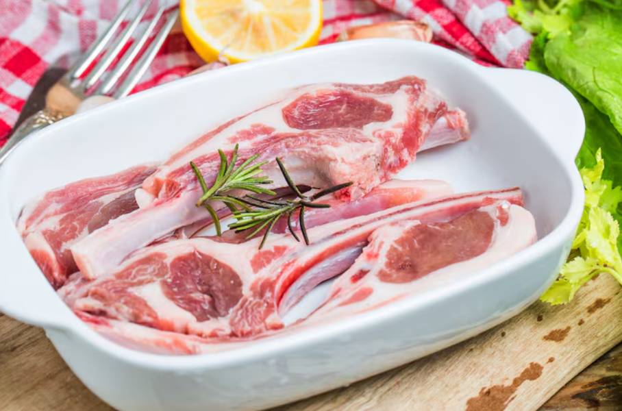 ilustrasi daging kambing
