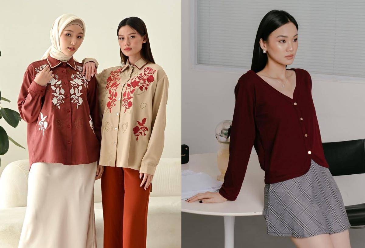 Outfit kantor tema HUT RI (instagram.com/dawnblissco dan instagram.com/nomowears)