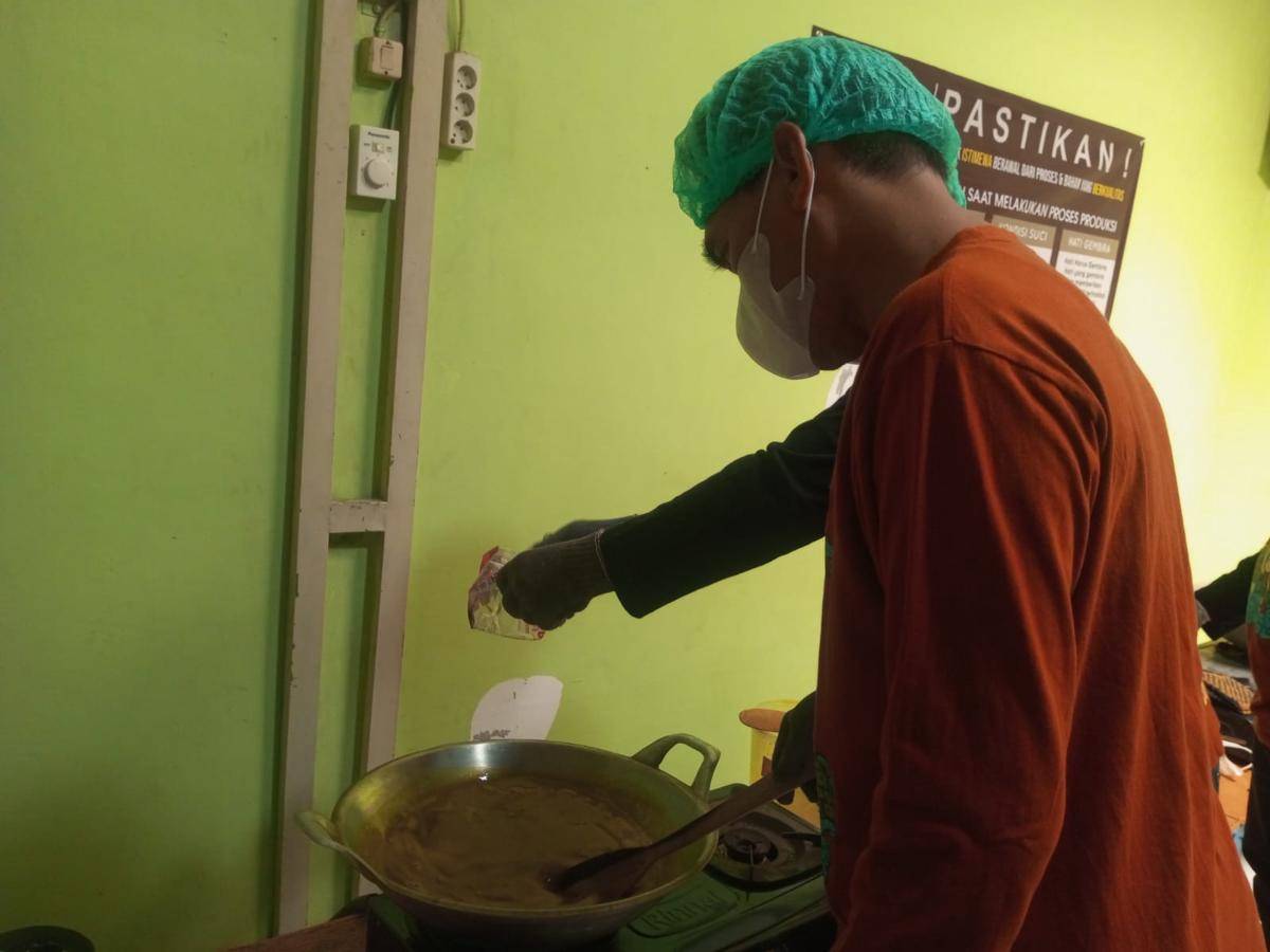 Proses pembuatan Jahe Rempah Sangaji
