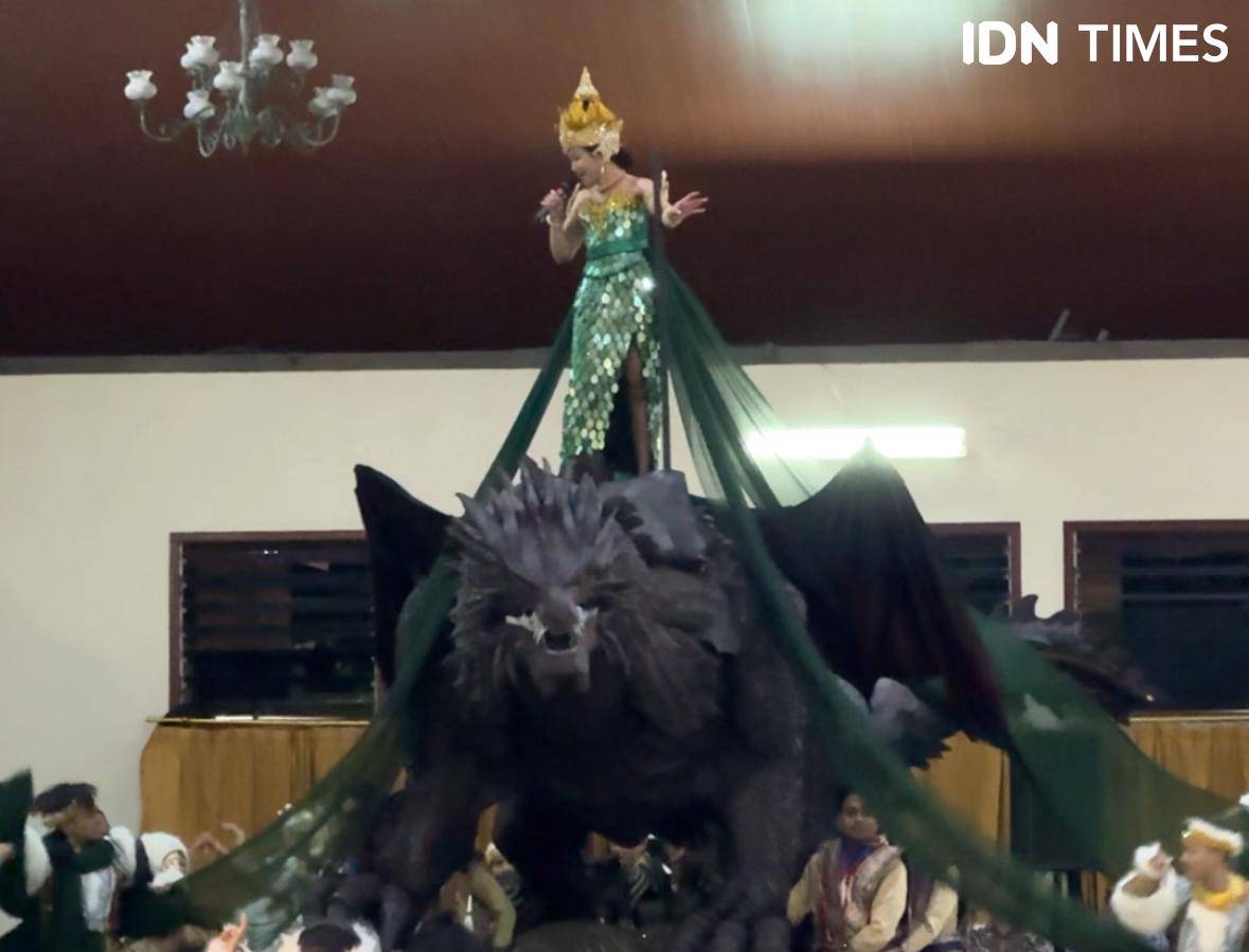 Yura Yunita dalam Pagelaran Sabang Merauke pada Rabu (13/8/2025)