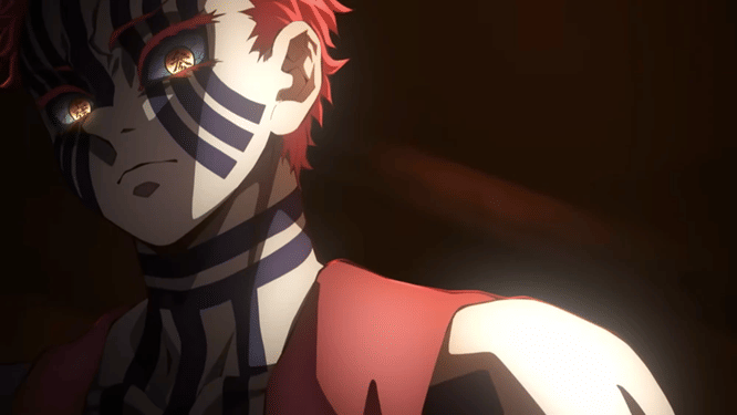 Akaza di Kimetsu no Yaiba