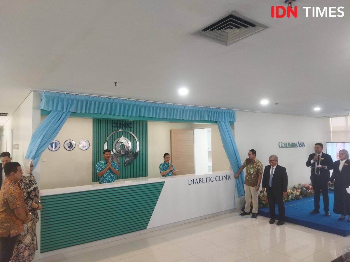 Diabetic Clinic di RS Columbia Asia Aksara Medan resmi dibuka, Kamis (14/8/2025) (IDN Times/Doni Hermawan)