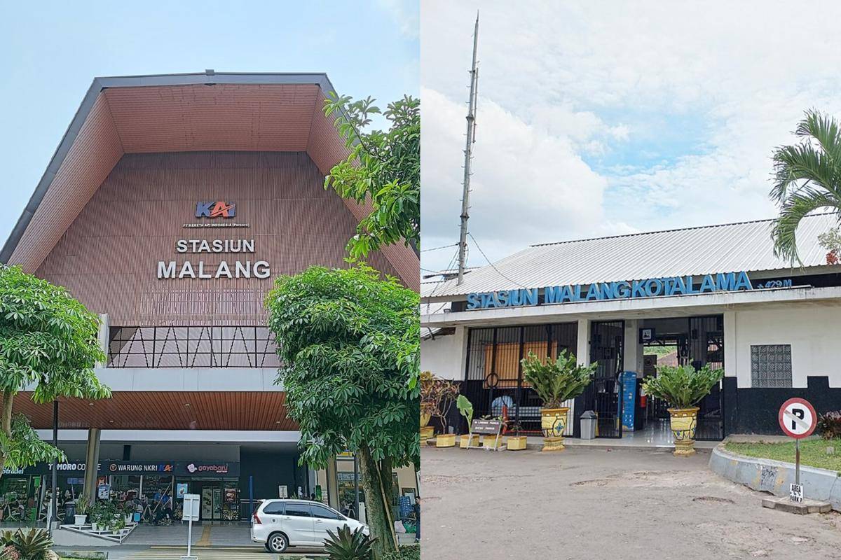 Stasiun Malang dan Stasiun Malang Kota Lama