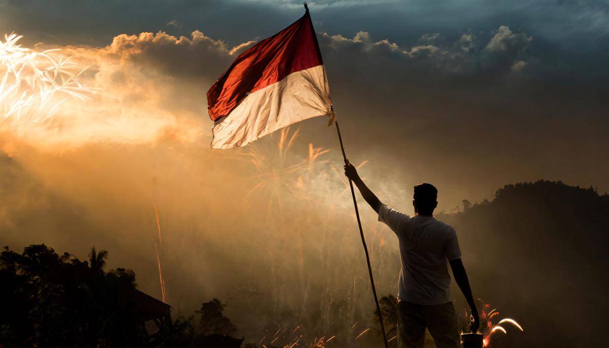 ilustrasi bendera Indonesia (vecteezy.com/Muhamad Asyrof Muzakki)