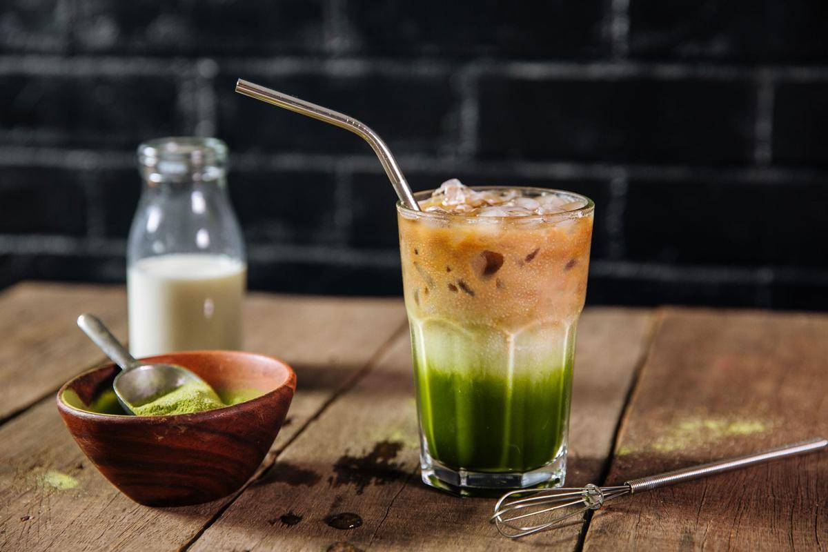 ilustrasi matcha espresso
