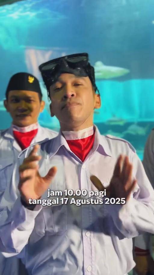 Persiapan Ruben Onsu Jadi Pengibar Bendera (Instagram.com/ruben_onsu)