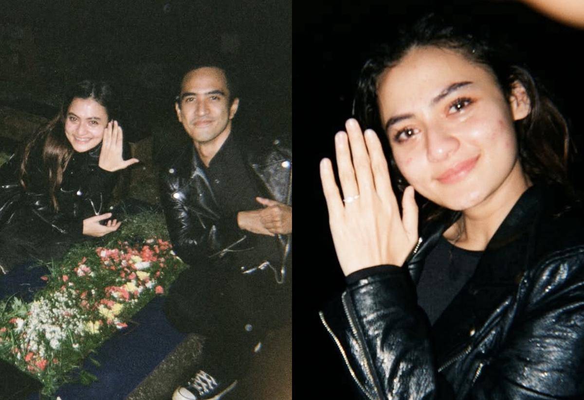 potret Rachquel Nesia dilamar kekasih di makam sang ayah (Instagram.com/rachquelnes)