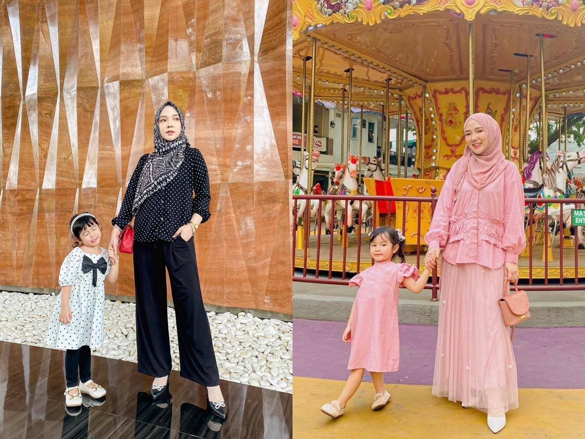 inspirasi OOTD ibu dan anak ala Ayu Indriati (instagram.com/ayuindriati)