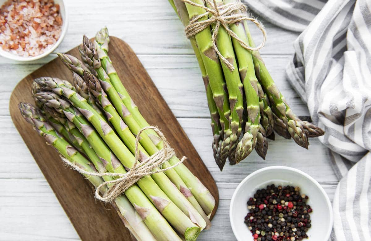 Potret sayuran asparagus