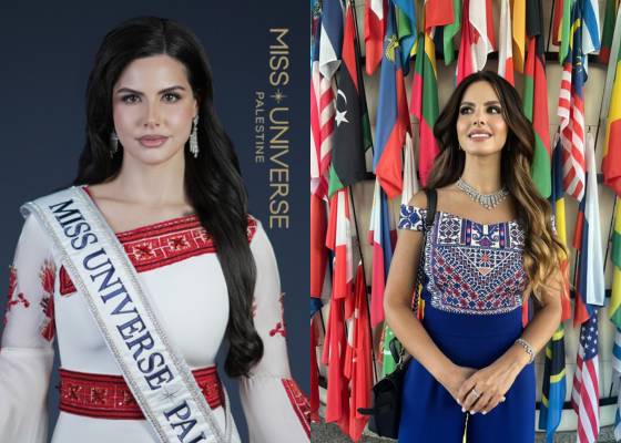 Potret Nadeen Ayoub, Miss Universe Palestina 2025 (Instagram.com/nadeen.m.ayoub)