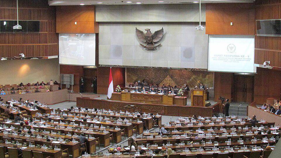 potret sidang paripurna DPR RI 