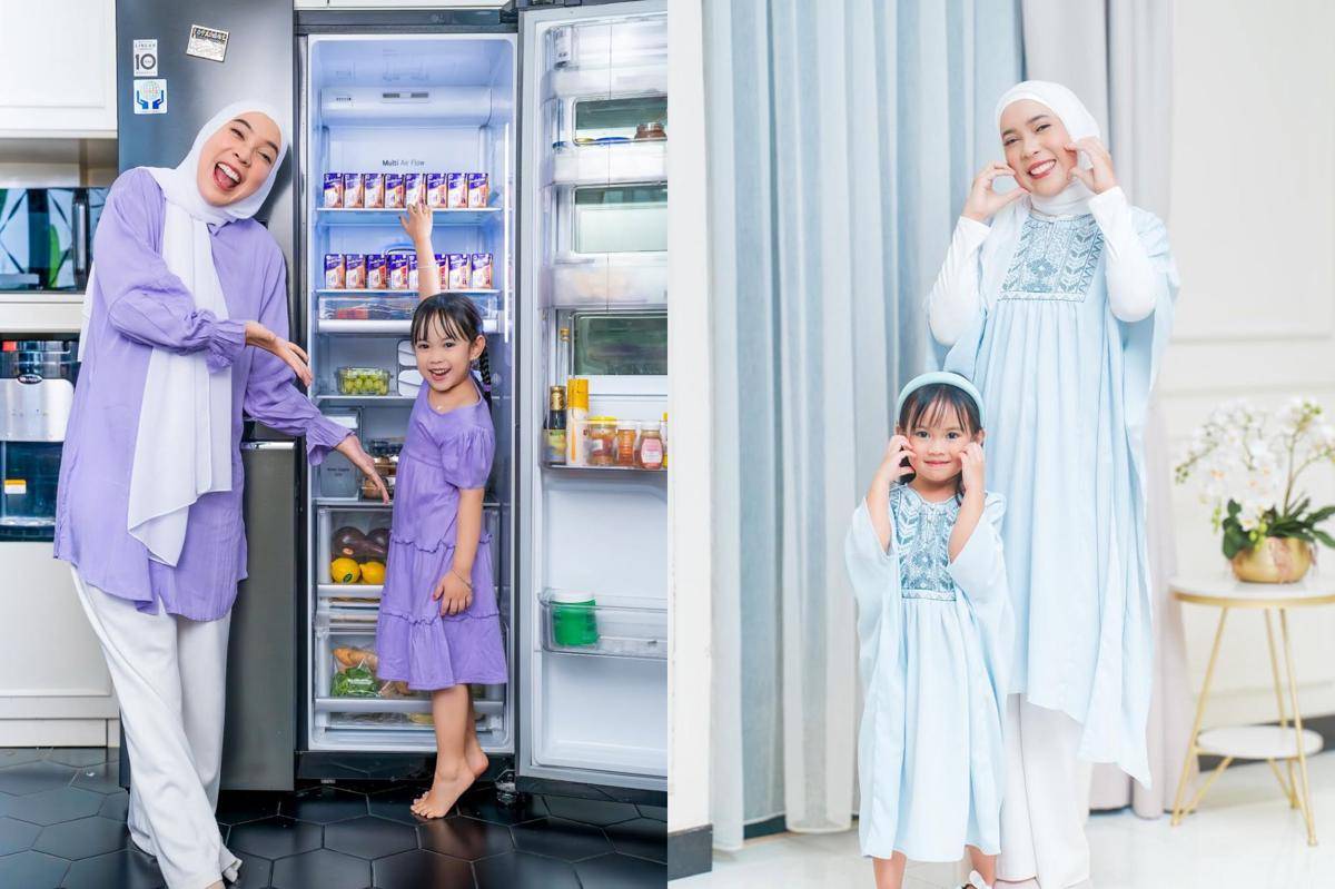 referensi outfit ibu dan anak ala Fitri Tropica (instagram.com/fitrop)