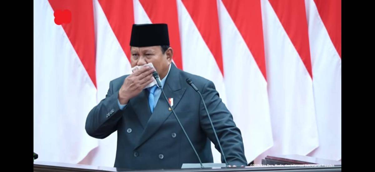 Prabowo pidato nota keuangan