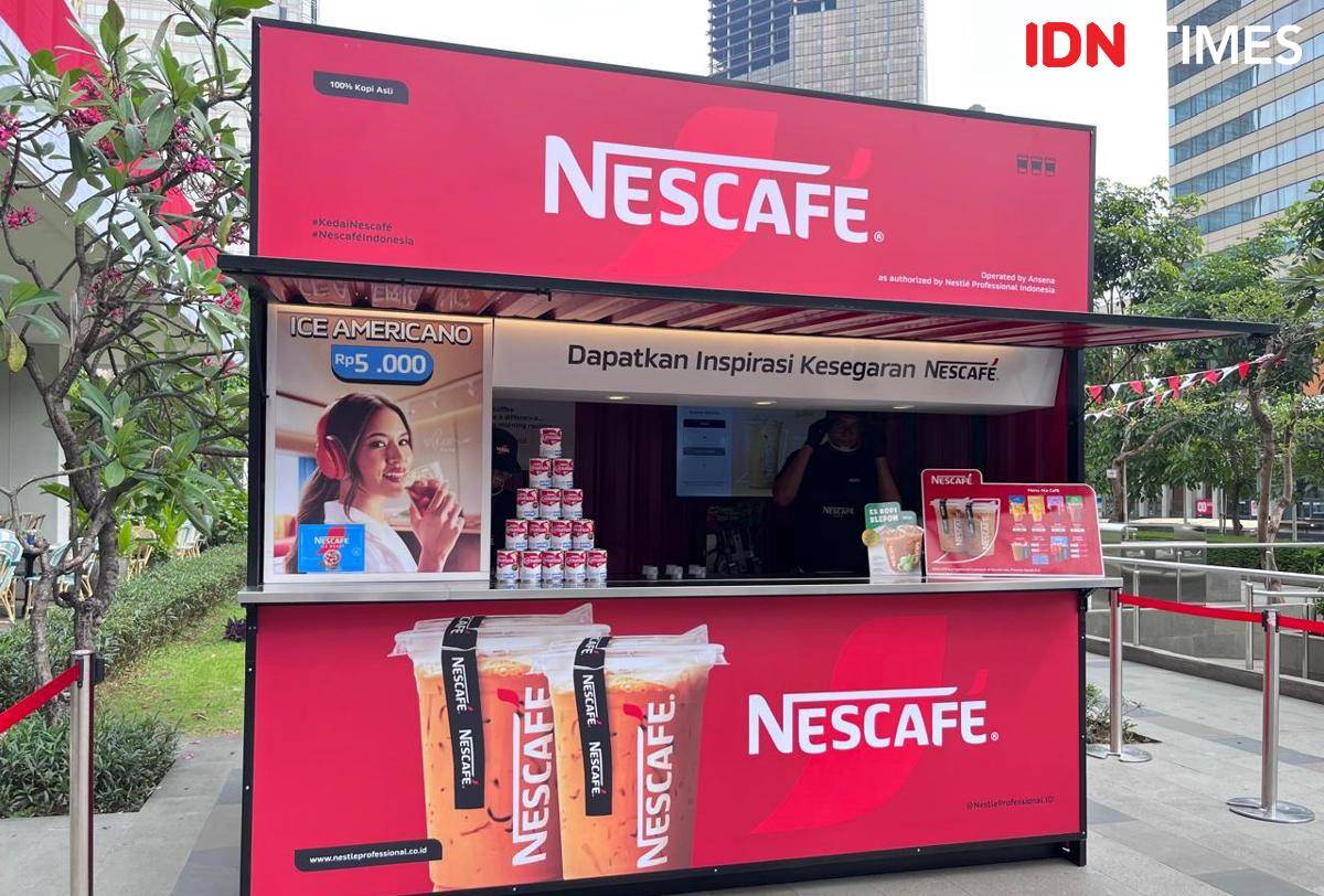 Potret Kedai NESCAFE, di Sarinah, Jakarta Pusat