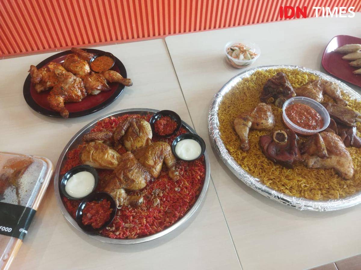 Kuliner khas Palestina yang dihadirkan lewat cabang pertama Emado's di Medan (IDN Times/Doni Hermawan)