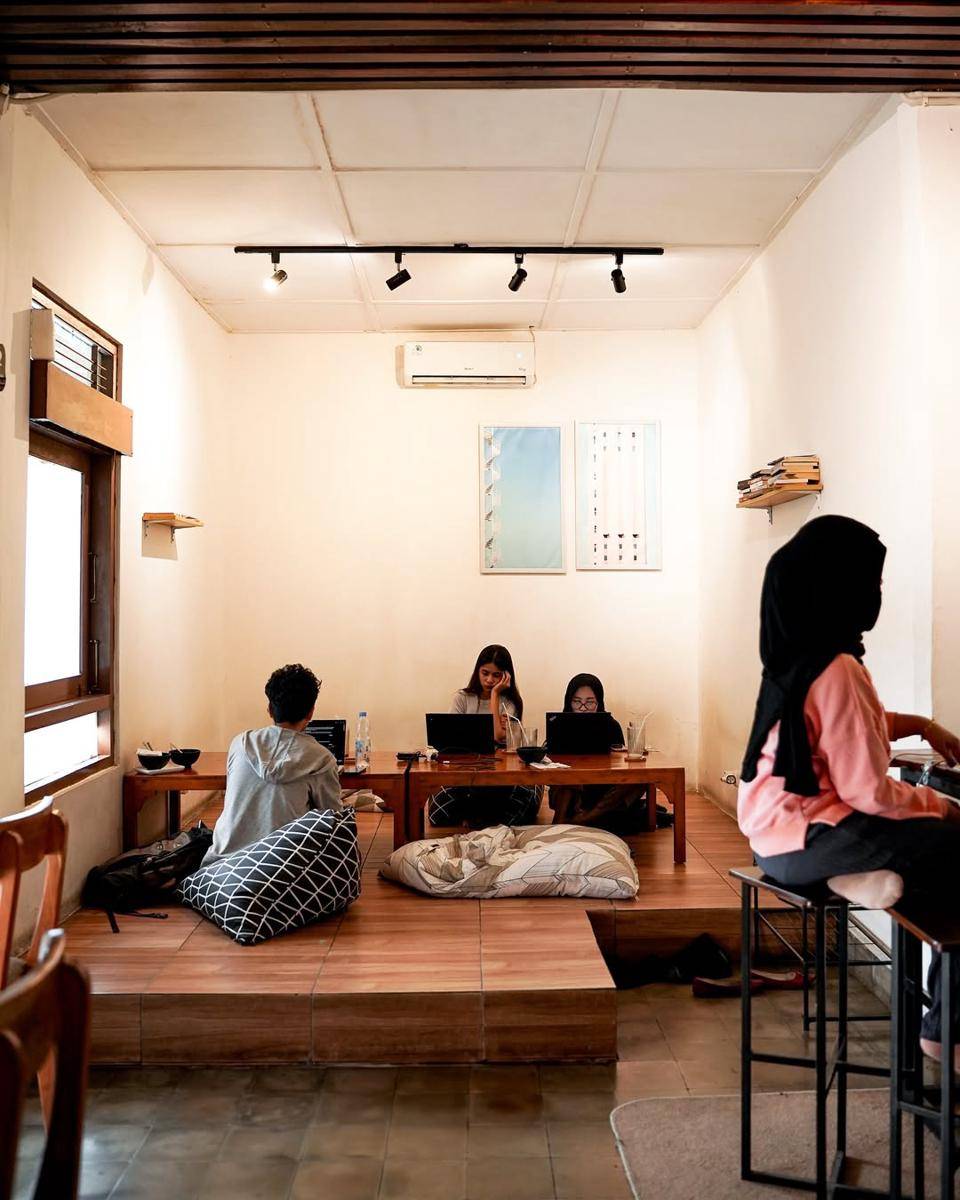 Potret suasana di Sebaya Kopi, Yogyakarta