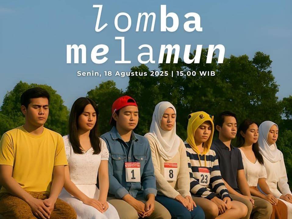Poster Lomba Melamun di Kotagede, Jogja.