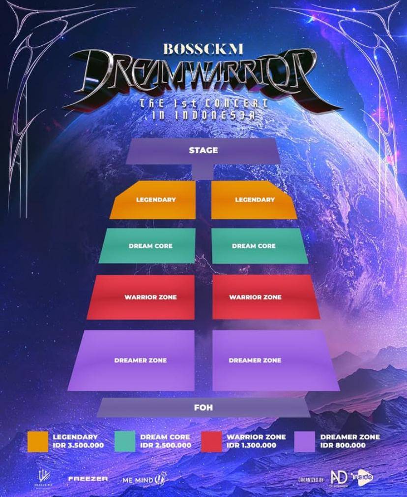 konser Boss Chaikamon “DREAM WARRIOR” di Indonesia 2025 