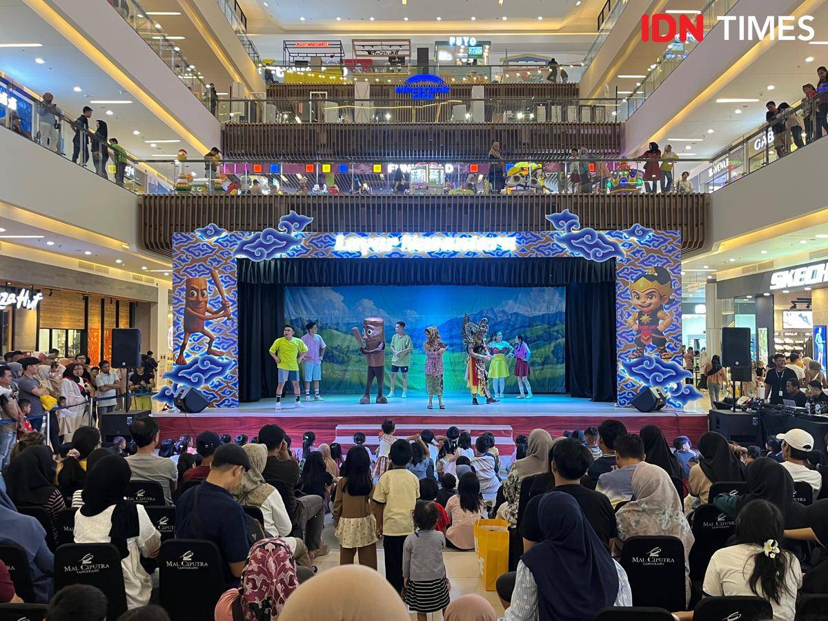 Gatotkaca VS Tungtung Sahur di Mal Ciputra Tangerang (IDN Times/Maya Aulia Aprilianti)