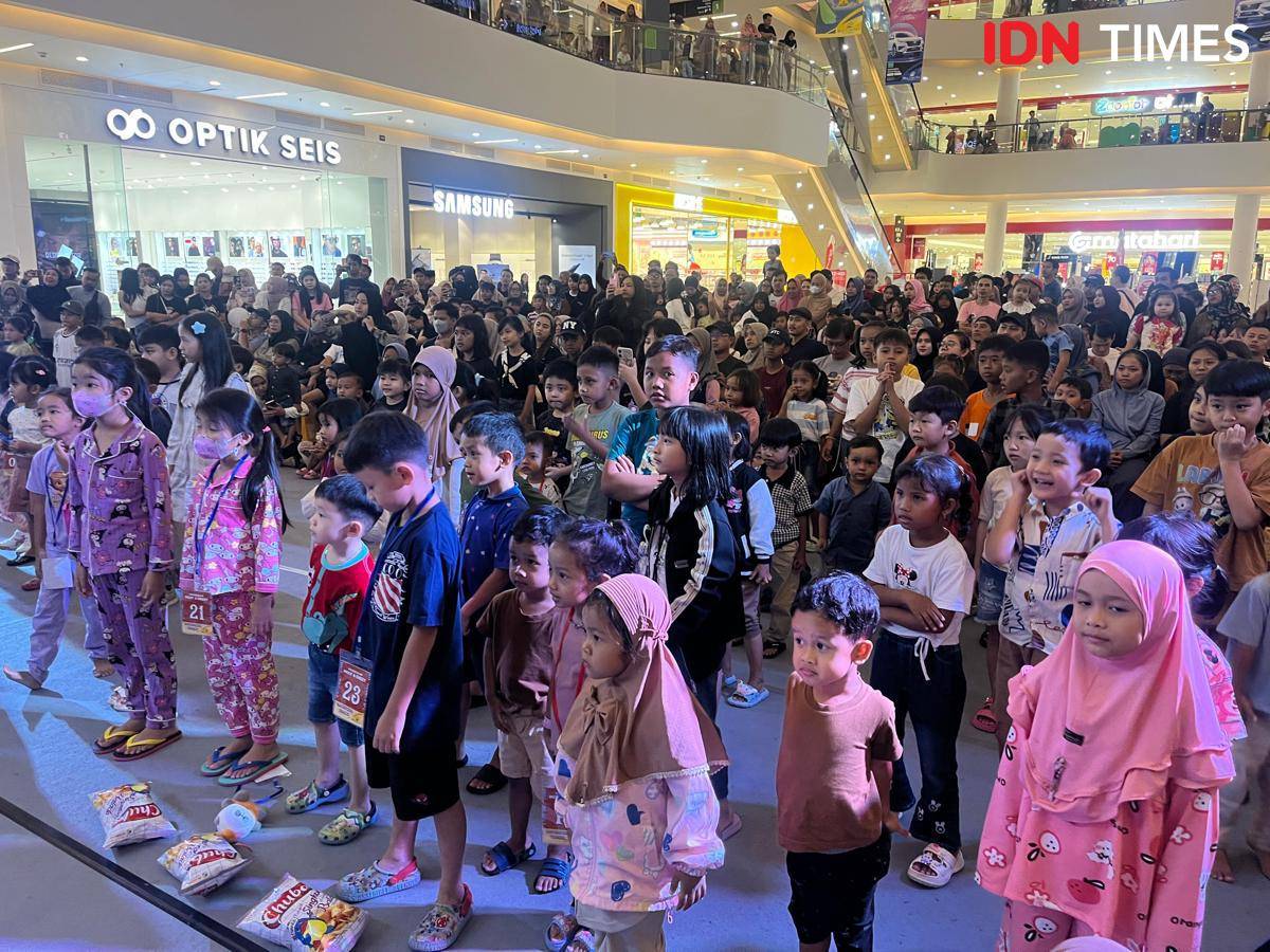 Gatotkaca VS Tungtung Sahur di Mal Ciputra Tangerang (IDN Times/Maya Aulia Aprilianti)
