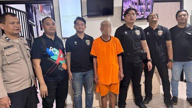 Pelaku pencabulan anak di Teluknaga, Kabupaten Tangerang (Dok. Polres Metro Tangerang Kota)