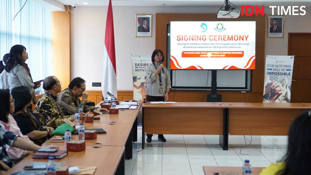 Sekolah Stella Maris Serpong kerjasama dengan Universitas Kristen Indonesia (IDN Times/Maya Aulia Aprilianti)