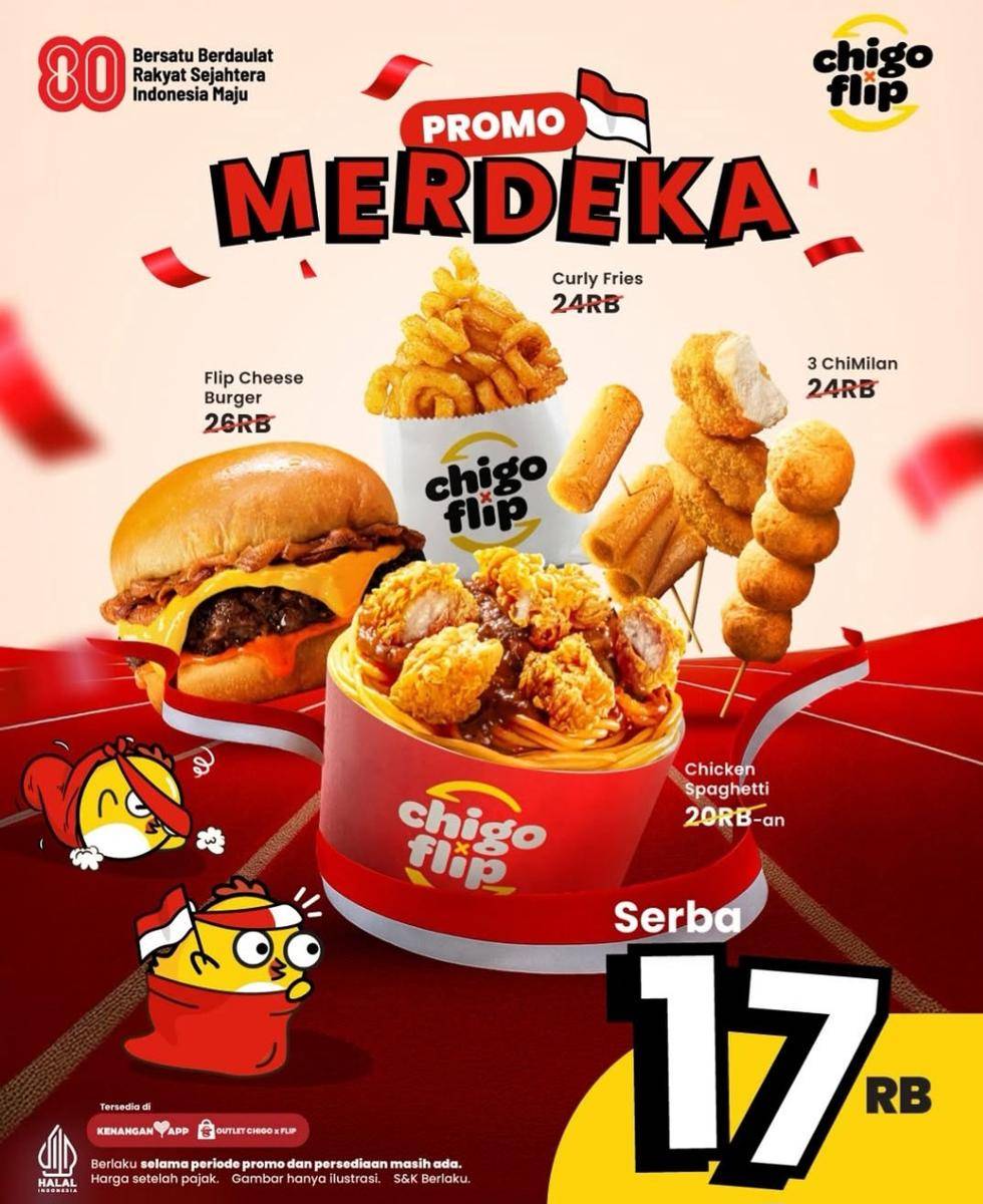 Promo HUT ke-80 RI (Dok. Chigo x Flip)