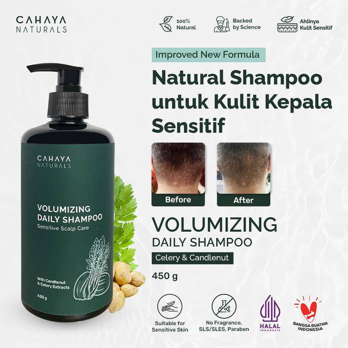 Cahaya Naturals Volumizing Daily Shampoo (tokopedia.com/CahayaNaturals)