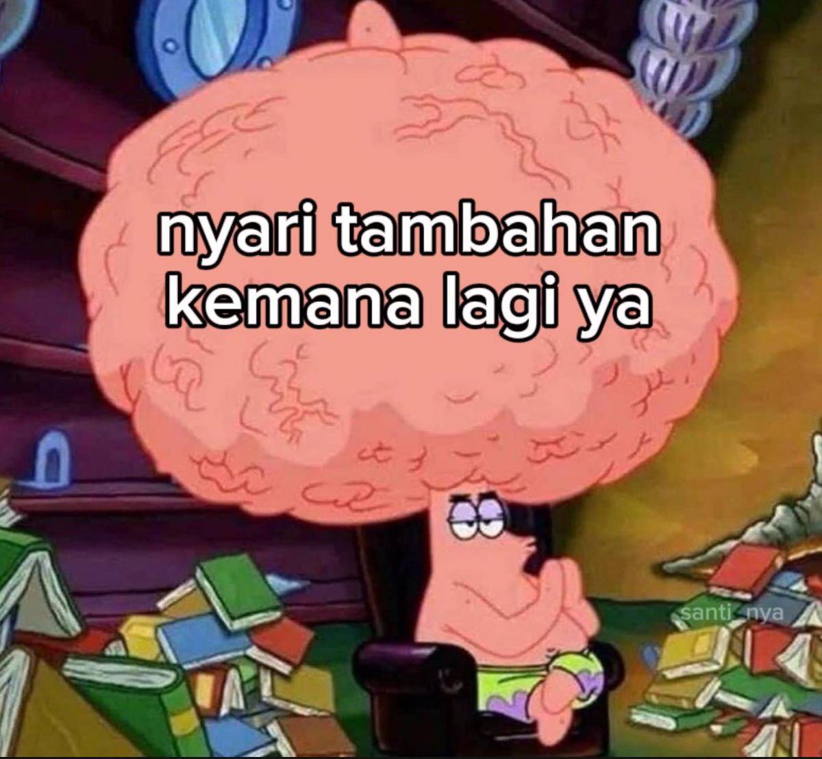 meme gaji pas-pasan