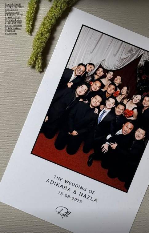 Tamu Artis di Resepsi Nazla Alifa dan Adikara