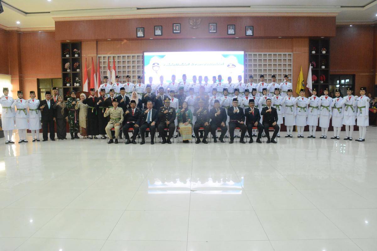Wali Kota Bandar Lampung, Eva Dwiana saat menghadiri pelantikan DPPI. (Dok. Dinas Komdigi Kota Bandar Lampung).