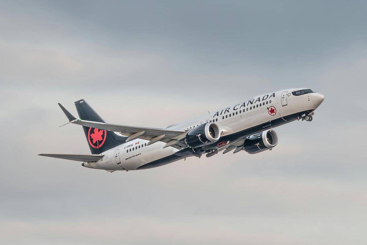 ilustrasi pesawat Air Canada (pexels.com/Airborne YVR)