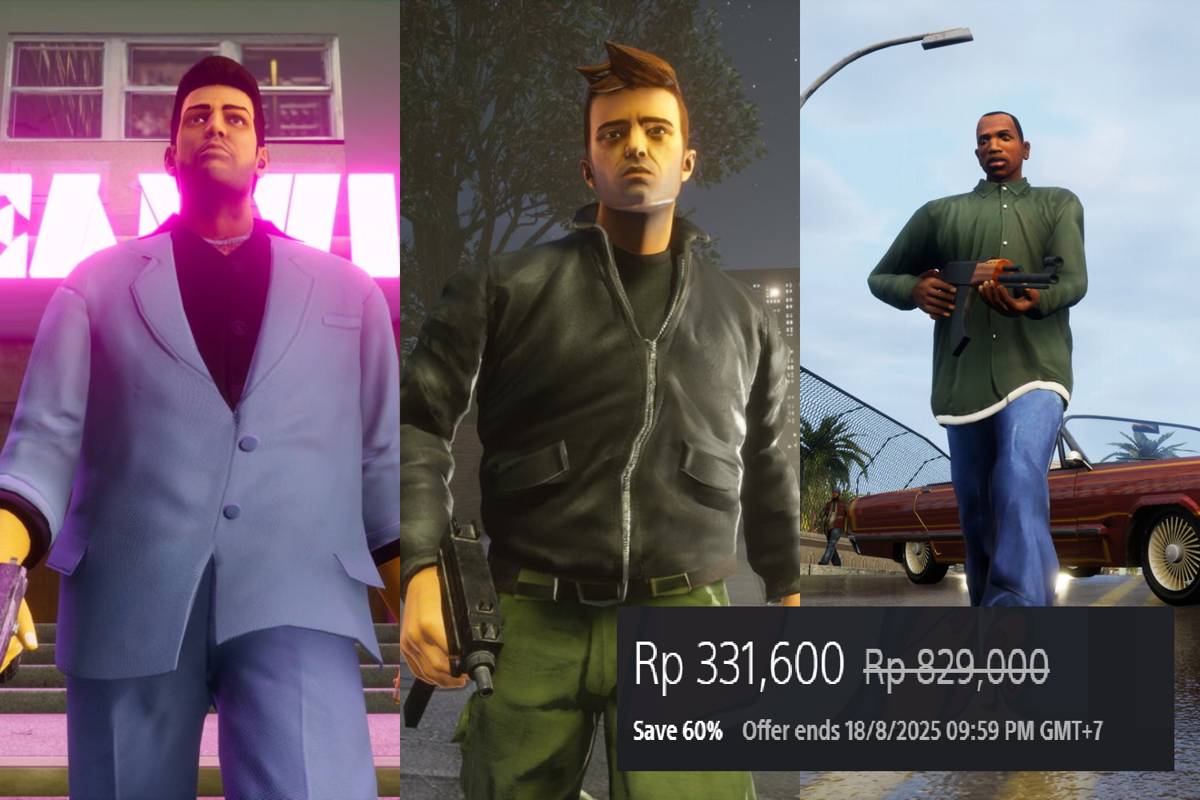 cuplikan tiga game legendaris GTA yang di-remaster