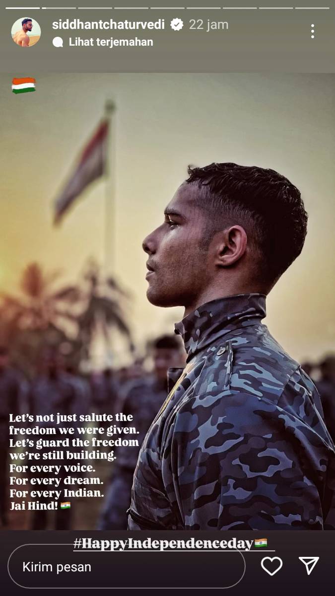 unggahan Siddhant Chaturvedi