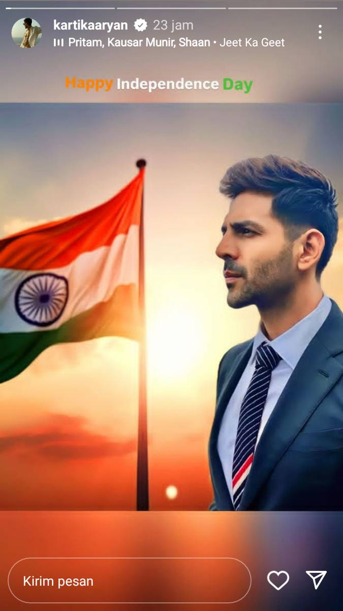 unggahan Kartik Aaryan