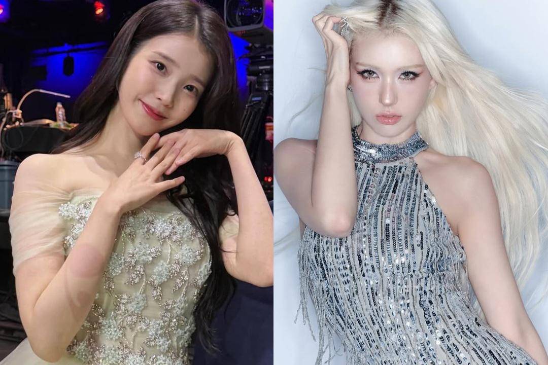 IU dan Jeon Somi (instagram.com/dlwlrma | instagram.com/somsomi0309)