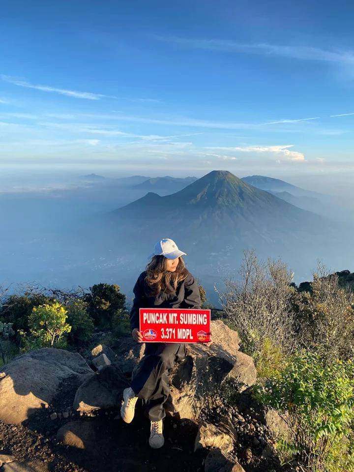 potret Gunung Sumbing