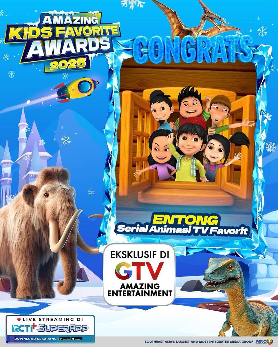 pemenang Amazing Kids Favorite Awards 2025