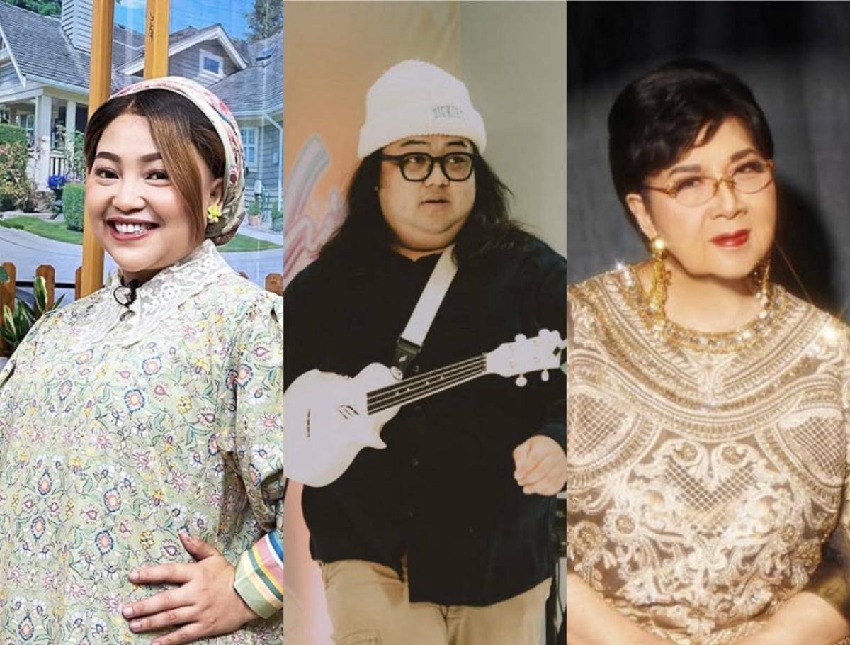 kolase foto Mpok Alpa, Gustiwiw, dan Titiek Puspa