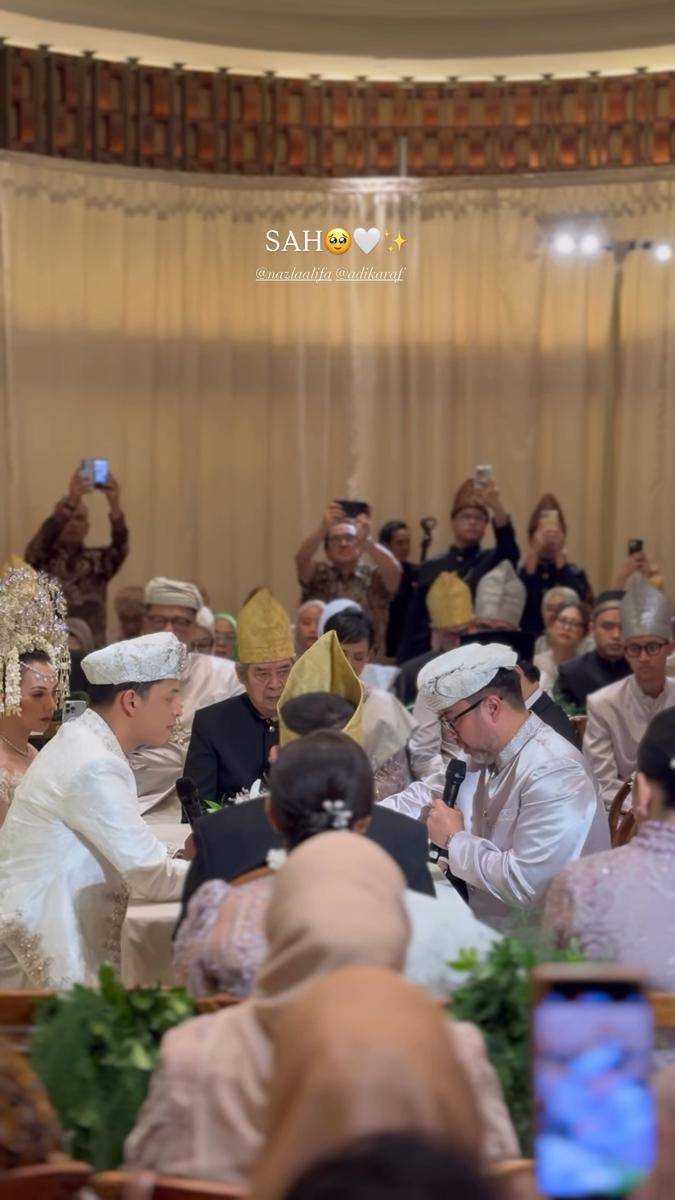pernikahan Adikara dan Nazla Alifa