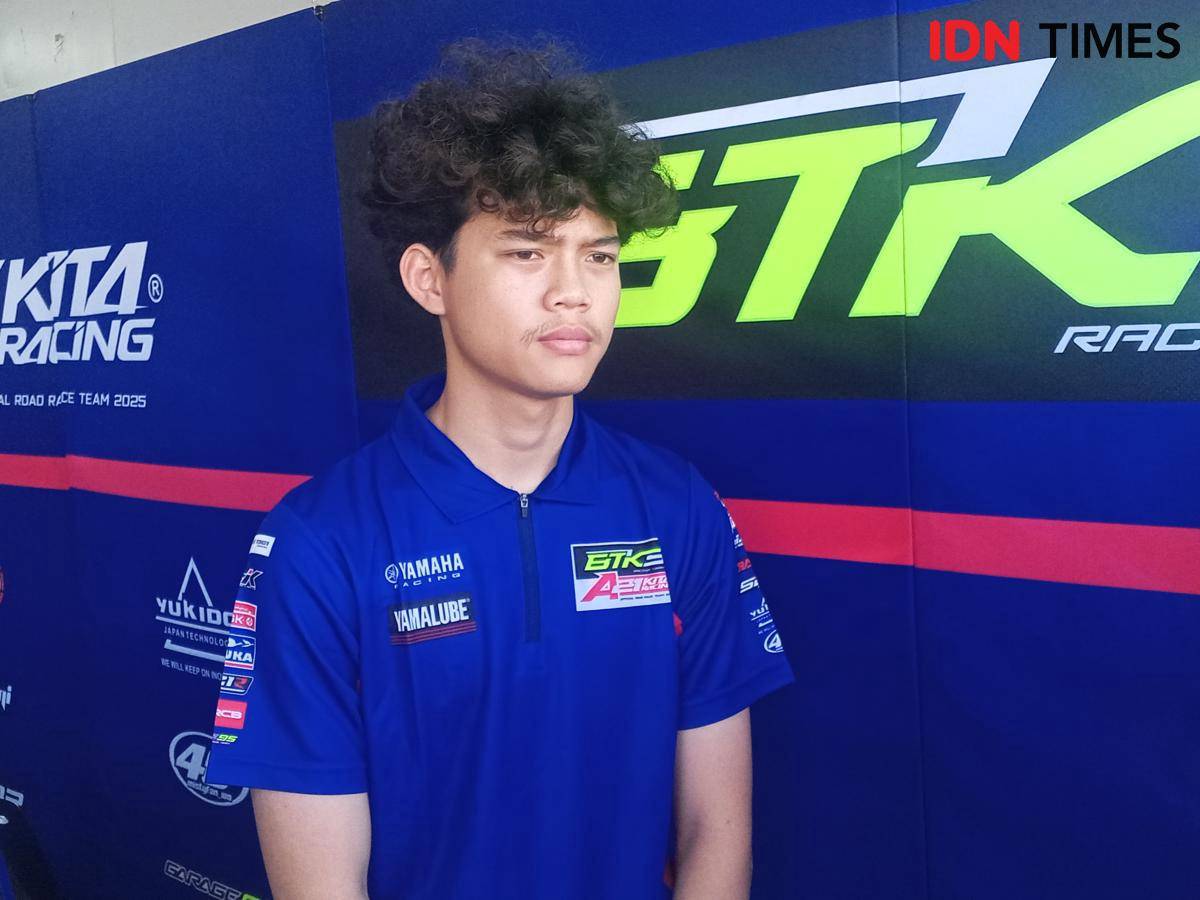 Pembalap muda Indonesia Argiya Farrel Ramadhan.