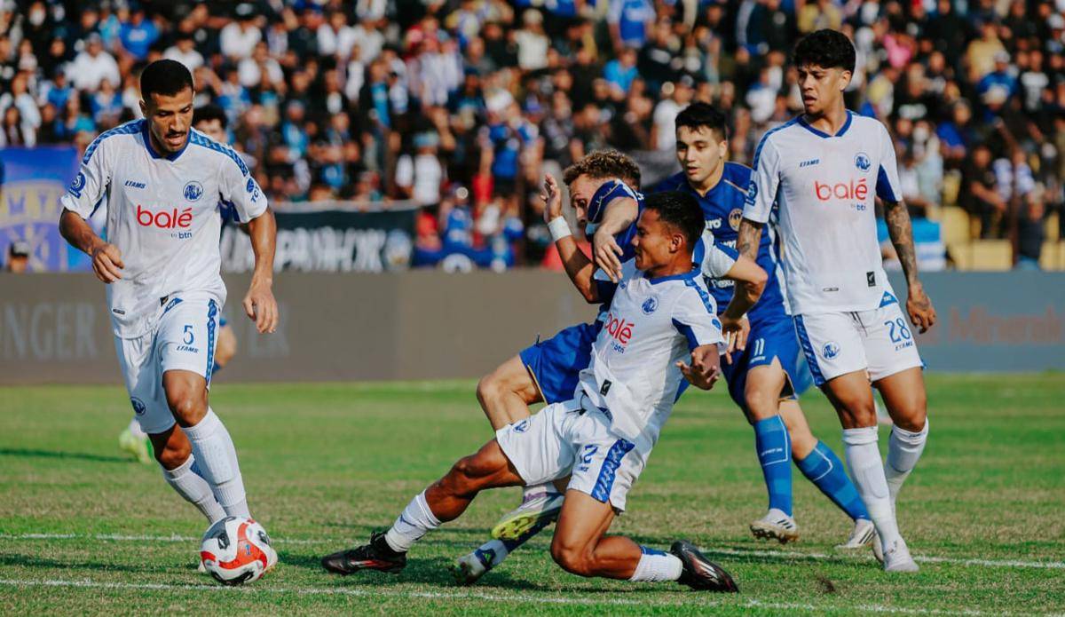 PSIM Yogyakarta bermain seri melawan Arema FC pada pekan kedua kompetisi Super League (Liga 1) 2025/2026 di Stadion Sultan Agung (SSA), Bantul, Sabtu (16/8/2025).