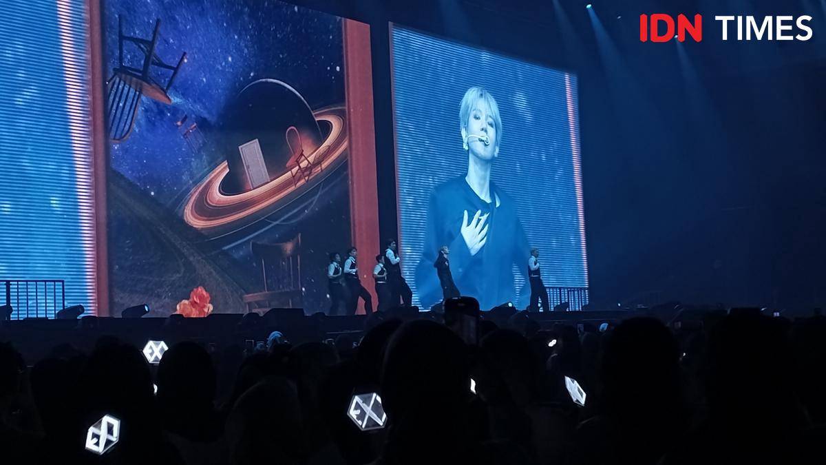 Baekhyun di Konser Reverie Jakarta 2025