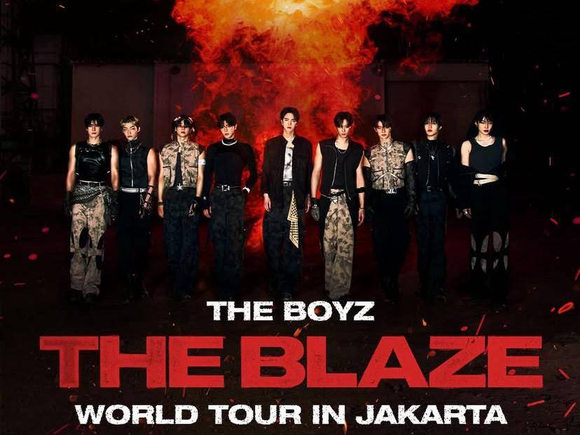 konser The Boyz “THE BLAZE” di Jakarta 2025